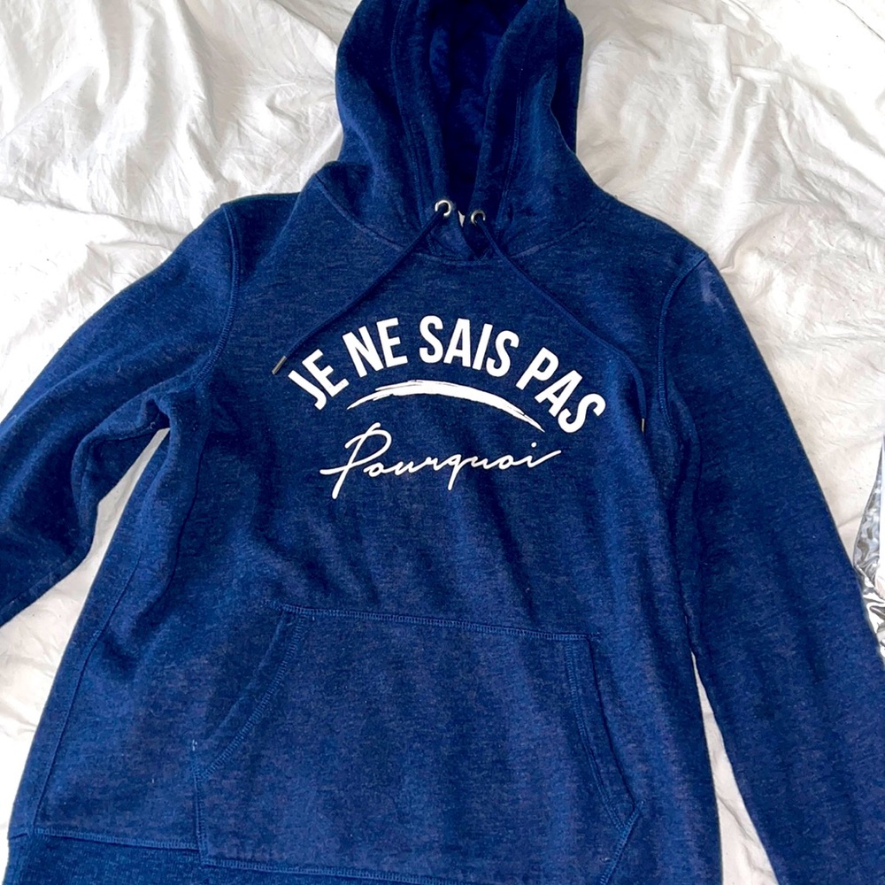 Navy sweater